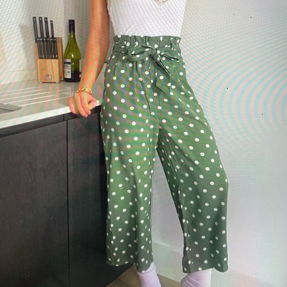 Stradivarius culotte in polka dot
